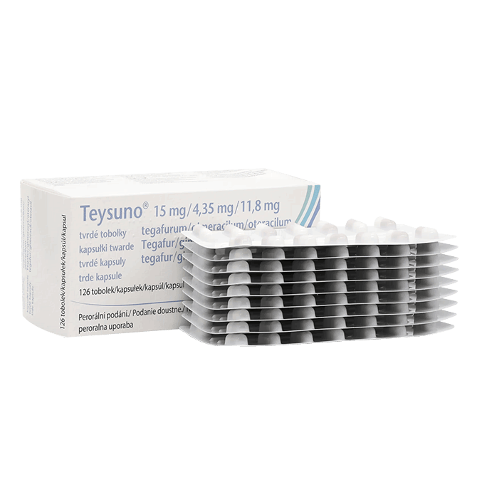 Тейсуно (Teysuno) капсулы 15 мг/4,35 мг/11,8 мг 126шт