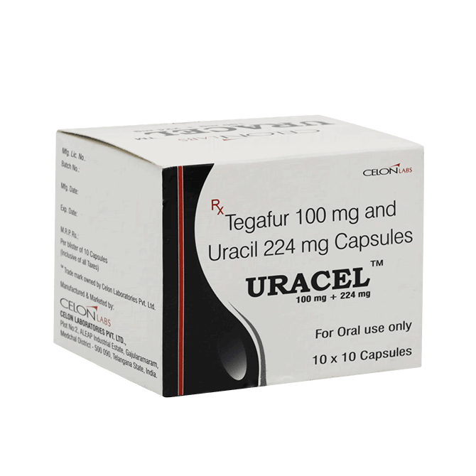 Урацел УФТ (Тегафур/Урацил) капс. №10