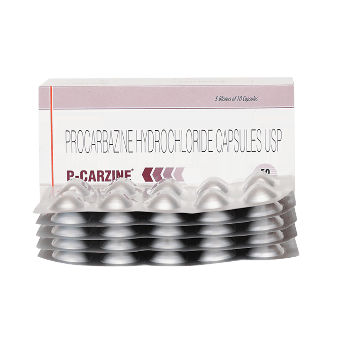 Прокарбазин Натулан (P Carzine, Natulan) капсулы 50мг 50шт