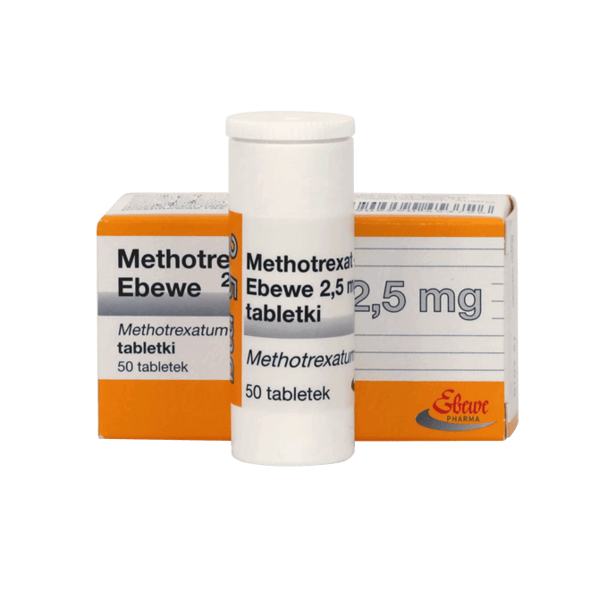 Метотрексат Эбеве (Австрия) 2,5мг №50