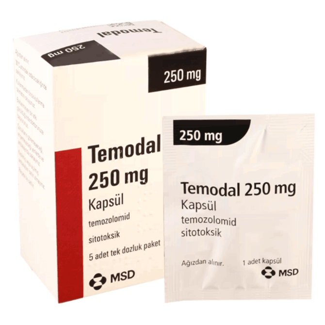 Темодал капсулы 250мг 5шт