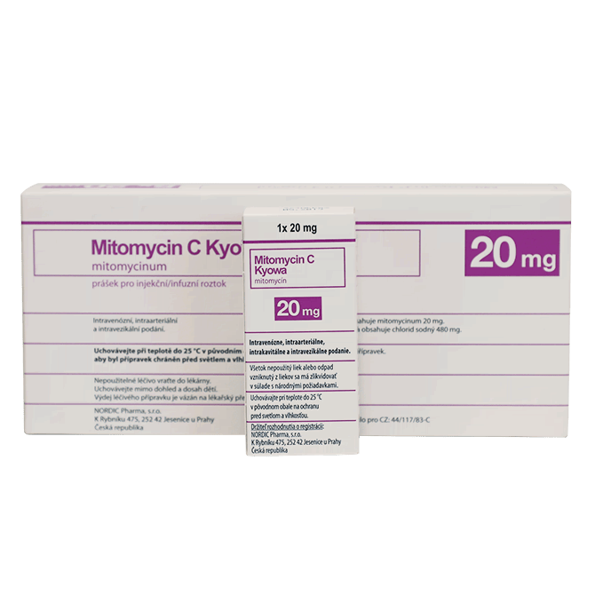 Митомицин-С Киова порошок д/пригот. р-ра д/инъекц 20мг фл 1шт