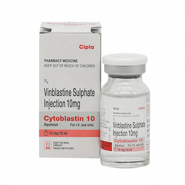Винбластин (Цитобластин) лиофилизат д/пригот. р-ра д/в/в введения 10мг №1