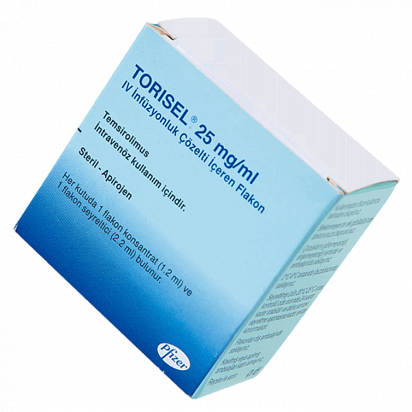 Торизел (Темсиролимус) конц д/пригот р-ра д/инф. 30мг фл 1шт