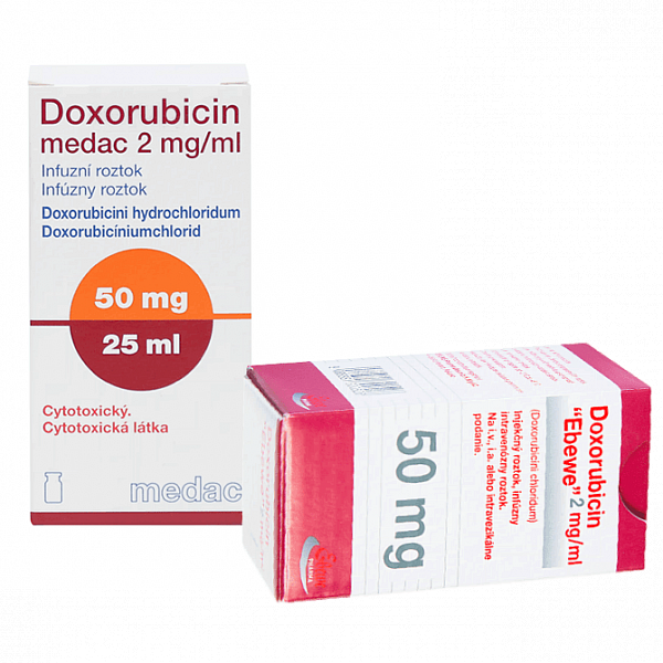 Доксорубицин Эбеве (Австрия)/Медак (Германия) 2 мг/мл фл. 25 мл (50 мг)