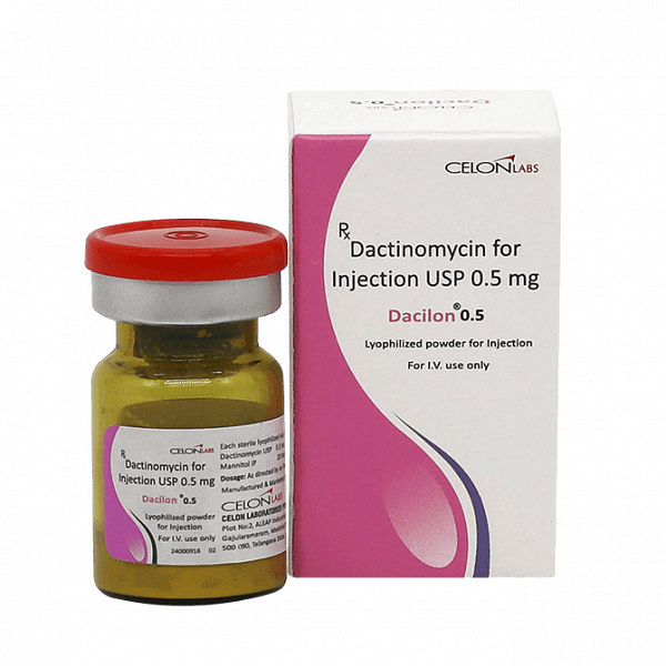 Дактиномицин Dacilon (аналог Космеген) лиофил. 0,5мг фл. №1