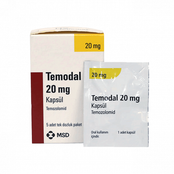 Темодал капс 20мг 5шт